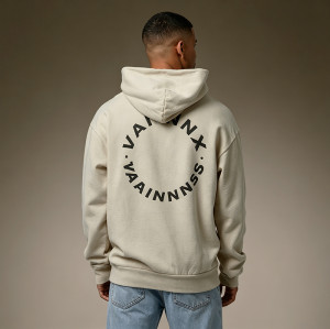 Custom Screen Print Oversized Hoodie | Fleece Oversized Plain Pullover Hoodie | Drop Shoulder Casual Hoodie