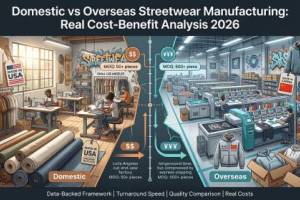Domestic vs Overseas Streetwear Manufacturing: Real Cost-Benefit Analysis 2026