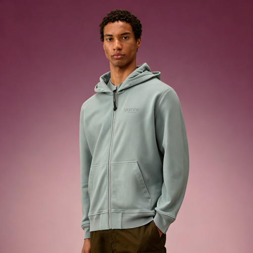 Custom Solid Color Hoodie | Casual Oversized Men's Zipper Hoodie | Apparel Streetwear Manufacturer