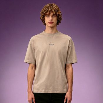 Custom Drop Shoulder Tee | Print Boxy Oversized Crew Neck T-Shirt | 240GSM Combed Cotton T-shirt