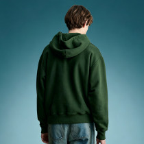 Custom Oversized Drop Shoulder Sweatshirt | Patchwork Applique Retro Hoodie | 100% Cotton Boxy Hoodie