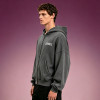 Custom Oversized Graphic Fleece Sweatshirt | Men's Vintage Washed Zip Up Hoodie | Streetwear Hoodie Supplier