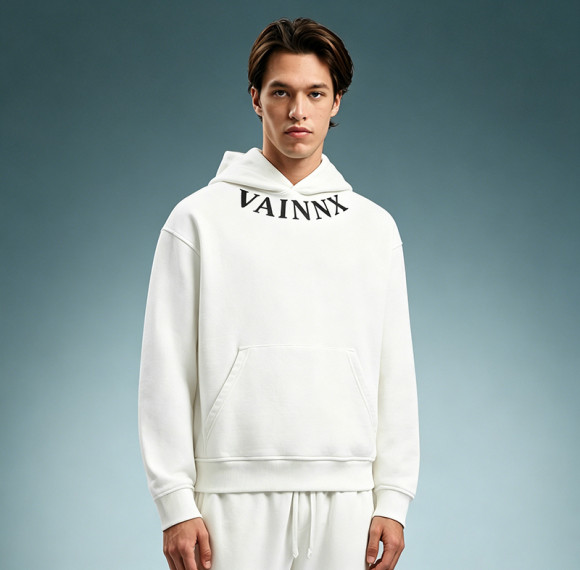 Custom Screen Print Luxury Hoodie | Fleece Oversized Boxy-Fit Hoodie| Loose Fit Lounge Sweatshirt