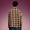 Custom Boxy Fit Double Pocket Overshirt | Baggy Drop Shoulder Streetwear | Men's Plaid Flannel Shacket