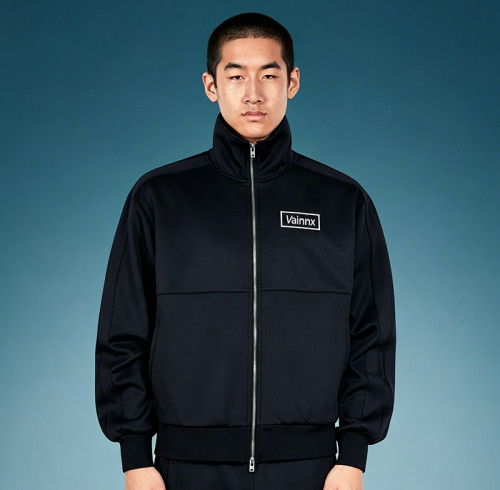 Custom Heavyweight Eco-friendly Jacket | Sport Track Retro Y2K Streetwear Jacket | Stand-Collar Zip Jacket