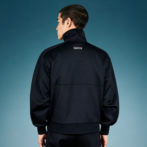 Custom Heavyweight Eco-friendly Jacket | Sport Track Retro Y2K Streetwear Jacket | Stand-Collar Zip Jacket