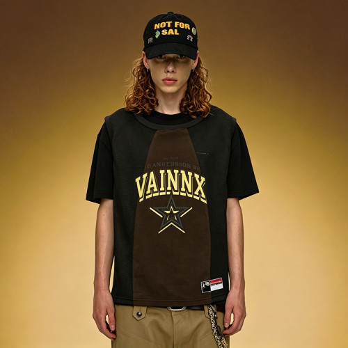 Custom Vintage Varsity Graphic Tee | High Quality Short Sleeve Tee | Cotton Streetwear T-Shirt For Men