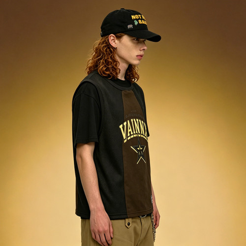 Custom Vintage Varsity Graphic Tee | High Quality Short Sleeve Tee | Cotton Streetwear T-Shirt For Men