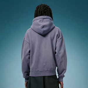 Custom Zipper Heavyweight Fleece Hoodie | Oversized Sun Faded Hoodie | 100% Cotton Vintage Hoodie