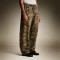 Custom Vintage Baggy High Quality Sweatpants | Wide-Leg Heavyweight Fleece Pants | Men's Olive Camo Sweatpants