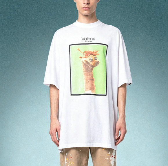 Custom Screen Print Tee | Streetwear Super Oversized Tee | 100%Cotton T-shirt | Y2K Graphic Clothing