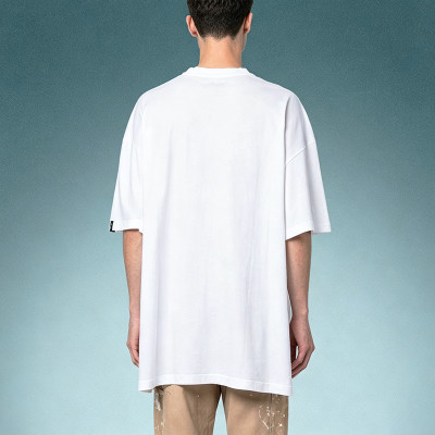Custom Screen Print Tee | Streetwear Super Oversized Tee | 100%Cotton T-shirt | Y2K Graphic Clothing