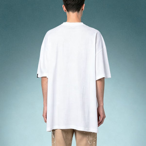 Custom Screen Print Tee | Streetwear Super Oversized Tee | 100%Cotton T-shirt | Y2K Graphic Clothing