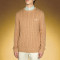 Custom Cable-Knit Texture Crewneck Sweater | Thick Jacquard Knitted Sweater | Men's Old Money Style Sweater