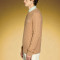 Custom Cable-Knit Texture Crewneck Sweater | Thick Jacquard Knitted Sweater | Men's Old Money Style Sweater
