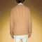 Custom Cable-Knit Texture Crewneck Sweater | Thick Jacquard Knitted Sweater | Men's Old Money Style Sweater