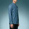 Custom Casual Workwear Shirt | Washed Fashion Streetwear Top | Long Sleeve Button Down Jean Shirt