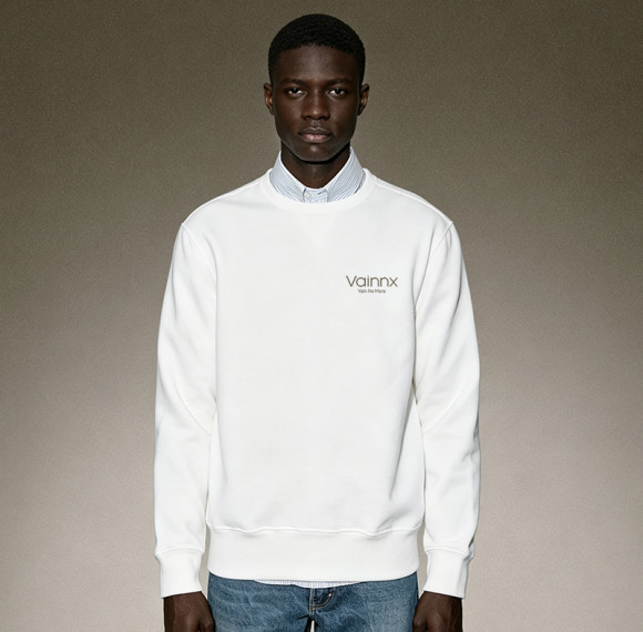 Custom Letter Print Luxury Tee | Heavyweight Cotton Fleece Designer T-shirt | Men's Long Sleeve T-shirt