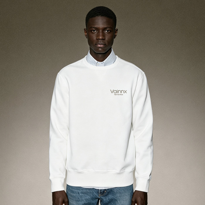 Custom Letter Print Luxury Tee | Heavyweight Cotton Fleece Designer T-shirt | Men's Long Sleeve T-shirt