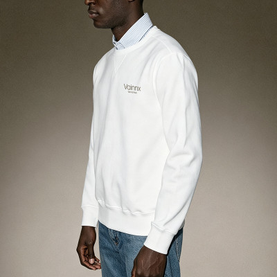 Custom Letter Print Luxury Tee | Heavyweight Cotton Fleece Designer T-shirt | Men's Long Sleeve T-shirt