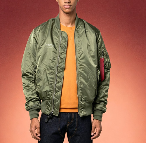 Custom Logo Varsity Jacket | Bomber Baseball Jacket For Men | Heavyweight Padded Zip-Up Streetwear Coat