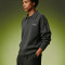Custom Loose Fit Drop Shoulder Sweater | Heavyweight Knitted Sweater | Premium Charcoal Knit Polo Shirt