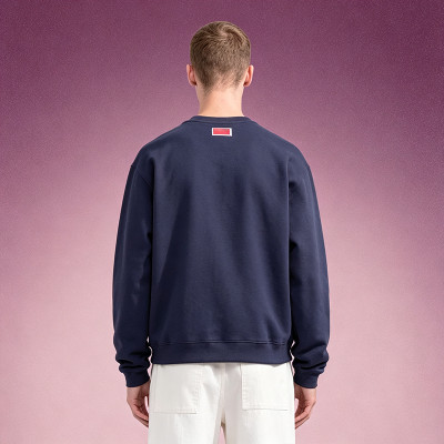 Custom Graphic Print Crewneck Sweatshirt | Drop Shoulder Heavyweight Hoodie | Casual Streetwear Top