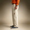 Custom Washed Men's Classic Jeans | Vintage Straight-Leg Denim Trousers | Casual Workwear Denim Pants
