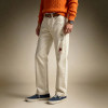Custom Washed Men's Classic Jeans | Vintage Straight-Leg Denim Trousers | Casual Workwear Denim Pants
