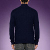Custom High Quality Wool Knitwear | Casual Stand Collar Sweater | Men's Heavyweight Knit Quarter-Zip Sweater