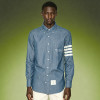 Custom Men's Tailored Blue Jean Shirt | Casual Workwear Shirt | Streetwear Shirt Manufacturer