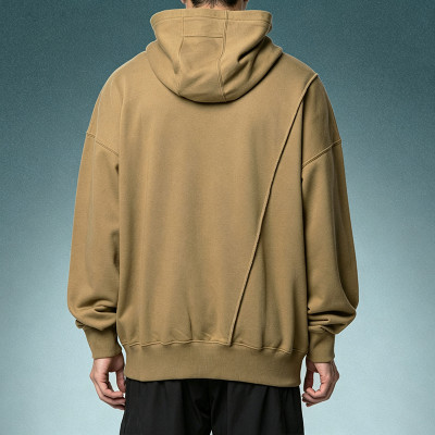 Custom Men's Heavyweight Hoodie | Designer Oversized French Terry Hoodie | Drop-Shoulder Loose Fit Pullover