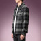 Custom Men's Plaid Woolen Overshirt | Casual Flannel Workwear Top | Streetwear Long Sleeve Shirt