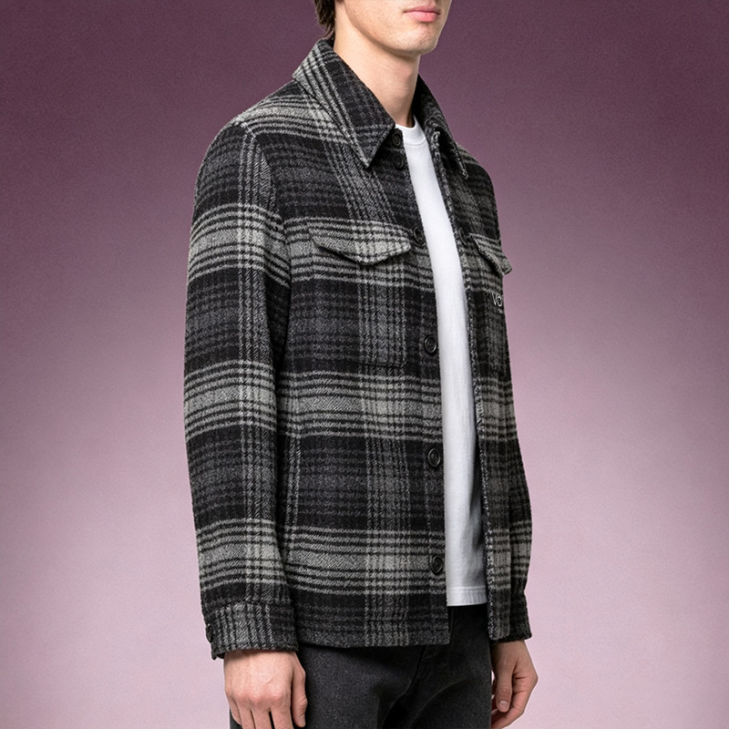 Streetwear flannel overshirt