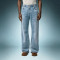 Custom Straight Leg Denim Trousers | Streetwear Loose Fit Jeans | Men's Classic Heavy Cotton Denim Pants