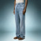 Custom Straight Leg Denim Trousers | Streetwear Loose Fit Jeans | Men's Classic Heavy Cotton Denim Pants