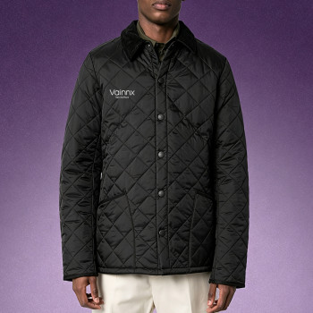 Men's Puff Corduroy Collar Quilted Jacket | Custom Jacket Manufacturer | Lightweight Button Up Coat