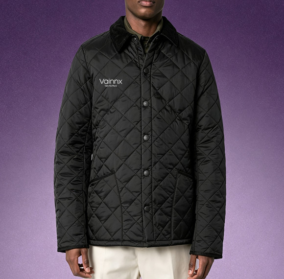 Men's Puff Corduroy Collar Quilted Jacket | Custom Jacket Manufacturer | Lightweight Button Up Coat