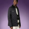 Men's Puff Corduroy Collar Quilted Jacket | Custom Jacket Manufacturer | Lightweight Button Up Coat