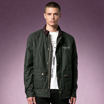 Custom High Quality Jacket | Corduroy Collar Country Field Jacket | Worker Denim Trucker Jacket For Men