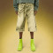 Custom Vintage Wide Leg Knee Shorts | Men's Acid Wash Denim Shorts | Y2K Baggy Knee Length Jorts