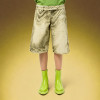 Custom Vintage Wide Leg Knee Shorts | Men's Acid Wash Denim Shorts | Y2K Baggy Knee Length Jorts