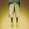 Custom Vintage Wide Leg Knee Shorts | Men's Acid Wash Denim Shorts | Y2K Baggy Knee Length Jorts