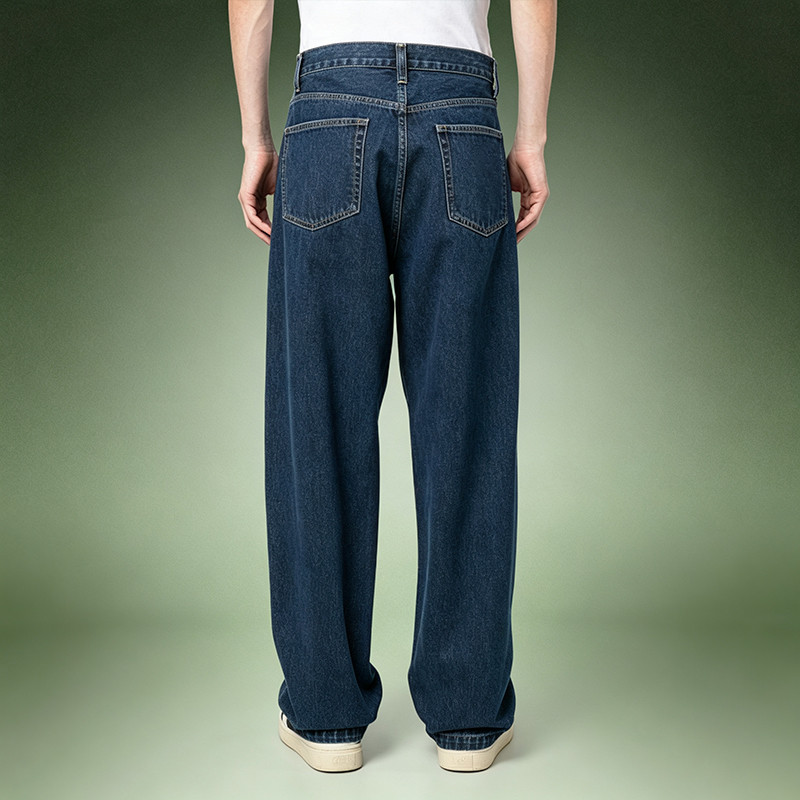Clean fit wide leg pants