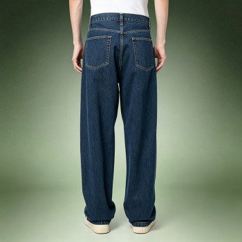 Custom Heavyweight High Waist Jeans | Men's Wide Leg Loose Jeans | Vintage Dark Wash Baggy Denim Trousers