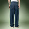 Custom Heavyweight High Waist Jeans | Men's Wide Leg Loose Jeans | Vintage Dark Wash Baggy Denim Trousers