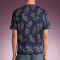 Custom Vintage Streetwear Knit Tee | Men's Relaxed Fit Summer Top | Graphic Printed T-Shirt