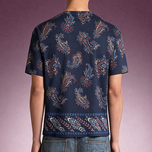 Custom Vintage Streetwear Knit Tee | Men's Relaxed Fit Summer Top | Graphic Printed T-Shirt