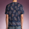 Custom Vintage Streetwear Knit Tee | Men's Relaxed Fit Summer Top | Graphic Printed T-Shirt