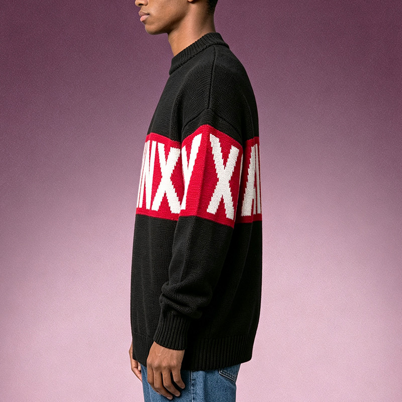 Jacquard Knitted Sweater